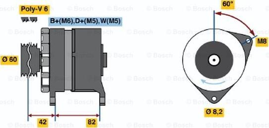 BOSCH 0 120 469 871 - Alternatore www.autoricambit.com