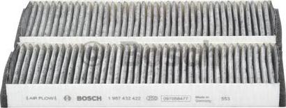 BOSCH 1 987 432 422 - Filtro, Aria abitacolo www.autoricambit.com