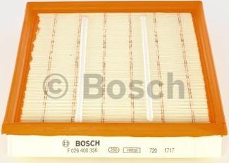 BOSCH F 026 400 356 - Filtro aria www.autoricambit.com