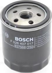 BOSCH F 026 407 017 - Filtro olio www.autoricambit.com