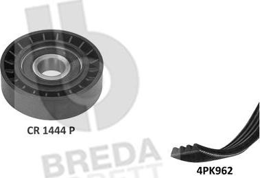 Breda Lorett KCA0050 - Kit Cinghie Poly-V www.autoricambit.com