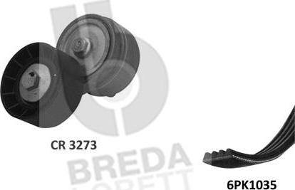 Breda Lorett KCA0031 - Kit Cinghie Poly-V www.autoricambit.com