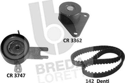 Breda Lorett KCD0765 - Kit cinghie dentate www.autoricambit.com