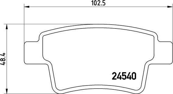 Brembo P 61 085 - Kit pastiglie freno, Freno a disco www.autoricambit.com