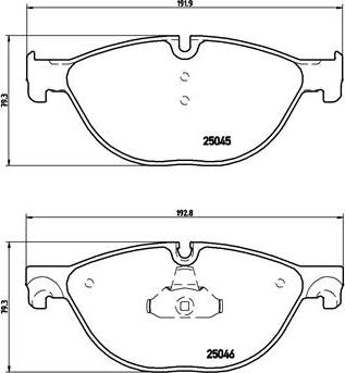 Brembo P 06 076 - Kit pastiglie freno, Freno a disco www.autoricambit.com