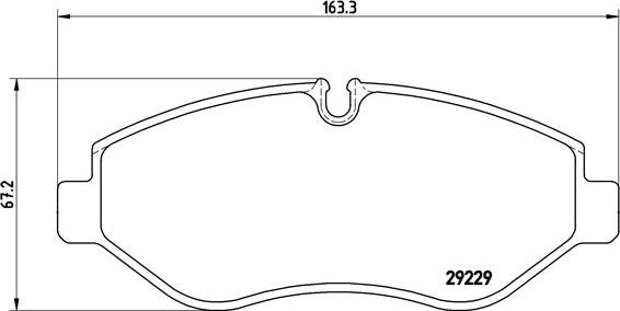 Brembo P A6 026 - Kit pastiglie freno, Freno a disco www.autoricambit.com