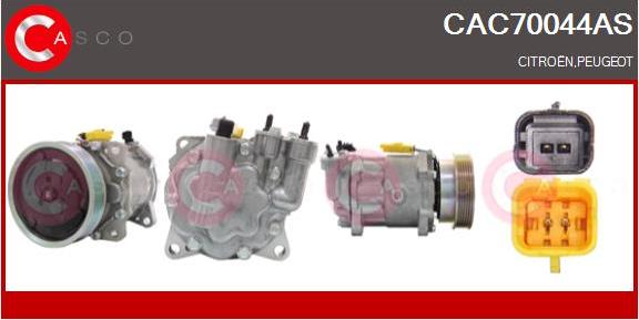 Casco CAC70044AS - Compressore, Climatizzatore www.autoricambit.com