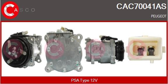 Casco CAC70041AS - Compressore, Climatizzatore www.autoricambit.com