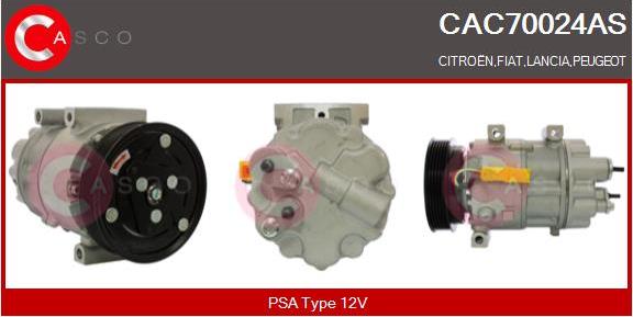 Casco CAC70024AS - Compressore, Climatizzatore www.autoricambit.com