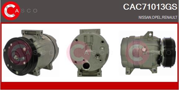 Casco CAC71013GS - Compressore, Climatizzatore www.autoricambit.com