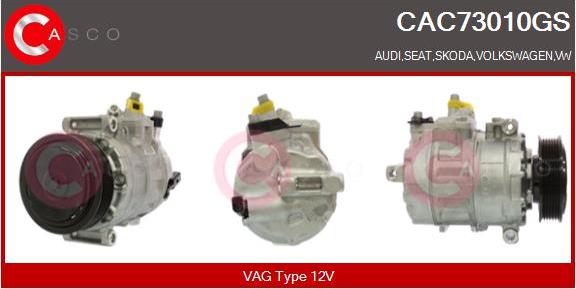 Casco CAC73010GS - Compressore, Climatizzatore www.autoricambit.com