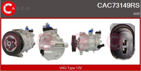Casco CAC73149RS - Compressore, Climatizzatore www.autoricambit.com