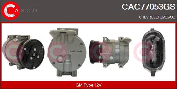 Casco CAC77053GS - Compressore, Climatizzatore www.autoricambit.com