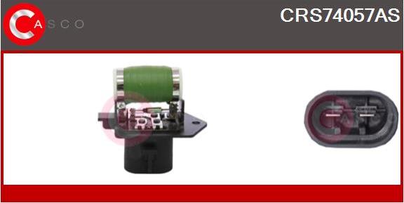 Casco CRS74057AS - Resistore addizionale, Elettromotore-Ventola radiatore www.autoricambit.com