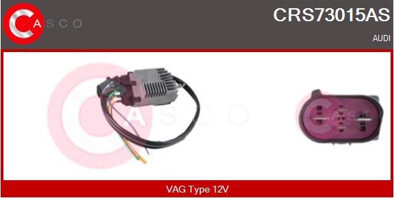 Casco CRS73015AS - Resistore addizionale, Elettromotore-Ventola radiatore www.autoricambit.com