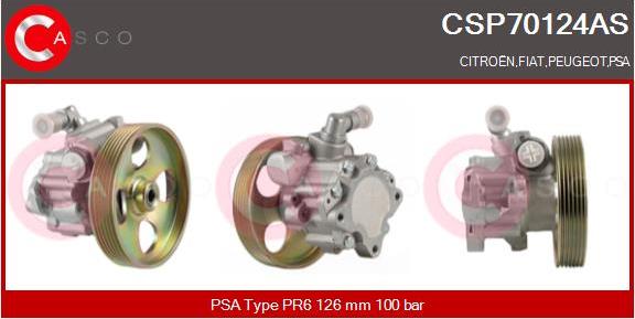 Casco CSP70124AS - Pompa idraulica, Sterzo www.autoricambit.com