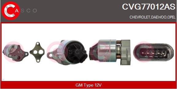Casco CVG77012AS - Valvola ricircolo gas scarico-EGR www.autoricambit.com