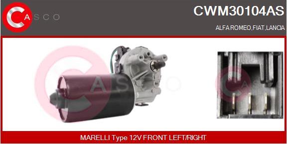 Casco CWM30104AS - Motore tergicristallo www.autoricambit.com