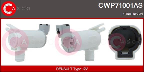 Casco CWP71001AS - Pompa acqua lavaggio, Pulizia cristalli www.autoricambit.com
