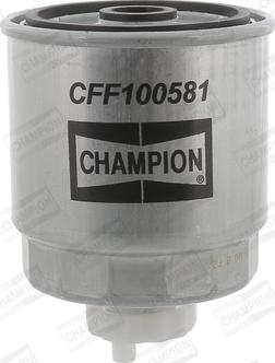 Champion CFF100581 - Filtro carburante www.autoricambit.com