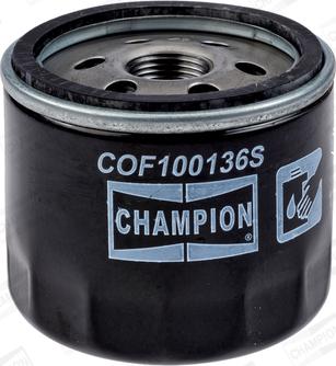 Champion COF100136S - Filtro olio www.autoricambit.com