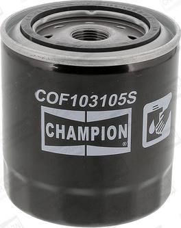 Champion COF103105S - Filtro olio www.autoricambit.com