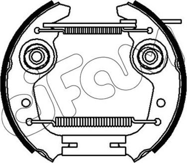 Cifam 151-239 - Kit freno, freni a tamburo www.autoricambit.com