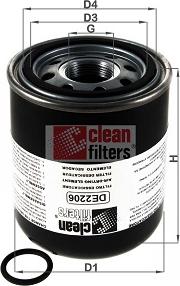 Clean Filters DE2206 - Cartuccia essiccatore aria, Imp. aria compressa www.autoricambit.com
