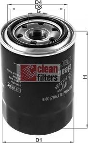Clean Filters DF 863/A - Filtro olio www.autoricambit.com