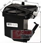 Clean Filters MGC1683 - Filtro carburante www.autoricambit.com