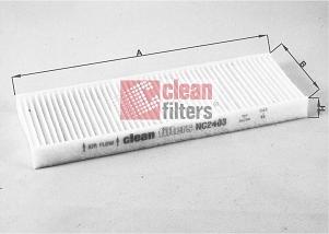 Clean Filters NC2403 - Filtro, Aria abitacolo www.autoricambit.com