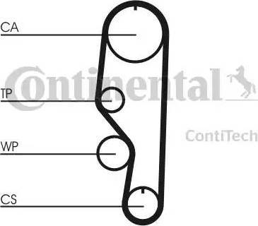 Continental CT557K1 - Kit cinghie dentate www.autoricambit.com