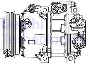 Delphi CS20415 - Compressore, Climatizzatore www.autoricambit.com