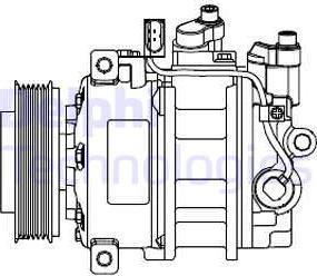 Delphi CS20546 - Compressore, Climatizzatore www.autoricambit.com
