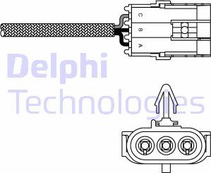 Delphi ES10970-12B1 - Sonda lambda www.autoricambit.com