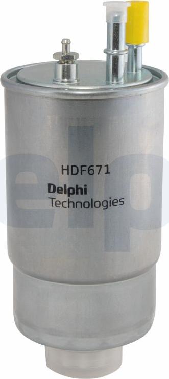 Delphi HDF671 - Filtro carburante www.autoricambit.com