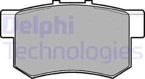 Delphi LP948 - Kit pastiglie freno, Freno a disco www.autoricambit.com