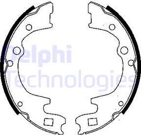 Delphi LS1477 - Kit freno, freni a tamburo www.autoricambit.com