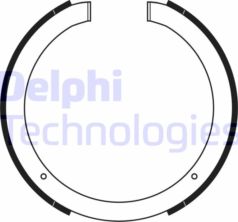 Delphi LS2168 - Kit freno, freni a tamburo www.autoricambit.com