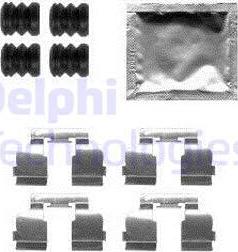 Delphi LX0554 - Kit accessori, Pastiglia freno www.autoricambit.com