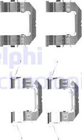 Delphi LX0529 - Kit accessori, Pastiglia freno www.autoricambit.com