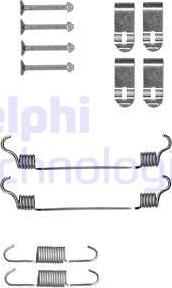 Delphi LY1400 - Kit accessori, Ganasce freno stazionamento www.autoricambit.com
