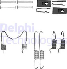 Delphi LY1402 - Kit accessori, Ganasce freno stazionamento www.autoricambit.com