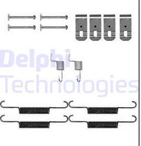 Delphi LY1399 - Kit accessori, Ganasce freno stazionamento www.autoricambit.com