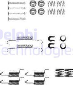 Delphi LY1367 - Kit accessori, Ganasce freno stazionamento www.autoricambit.com