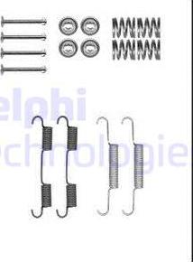 Delphi LY1385 - Kit accessori, Ganasce freno stazionamento www.autoricambit.com