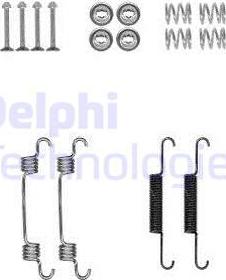 Delphi LY1381 - Kit accessori, Ganasce freno stazionamento www.autoricambit.com