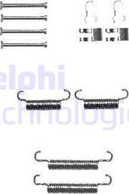 Delphi LY1333 - Kit accessori, Ganasce freno stazionamento www.autoricambit.com