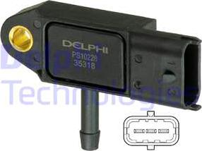 Delphi PS10228 - Sensore, Pressione collettore d'aspirazione www.autoricambit.com