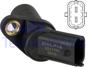 Delphi SS11335 - Generatore di impulsi, Albero a gomiti www.autoricambit.com